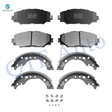 8p Front Ceramic Brake Pad Kit-rear Drum Brake Shoe For 2009-2013 Toyota Corolla 8p Front Ceramic Brake Pad Kit-rear Drum Brake Shoe For 2009-2013 Toyota Corolla