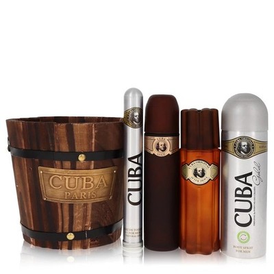 Cuba Gold Men's Gift Set 5 Pieces 3.4 fl oz 100 ML Eau de Toilette