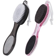 Foot Brush and Pumice Stone for Feet Scrub Callus Remover Pedicure Tools