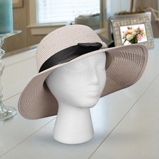 Tête de perruque en polystyrène pour femme Affichage de la tête de mannequin