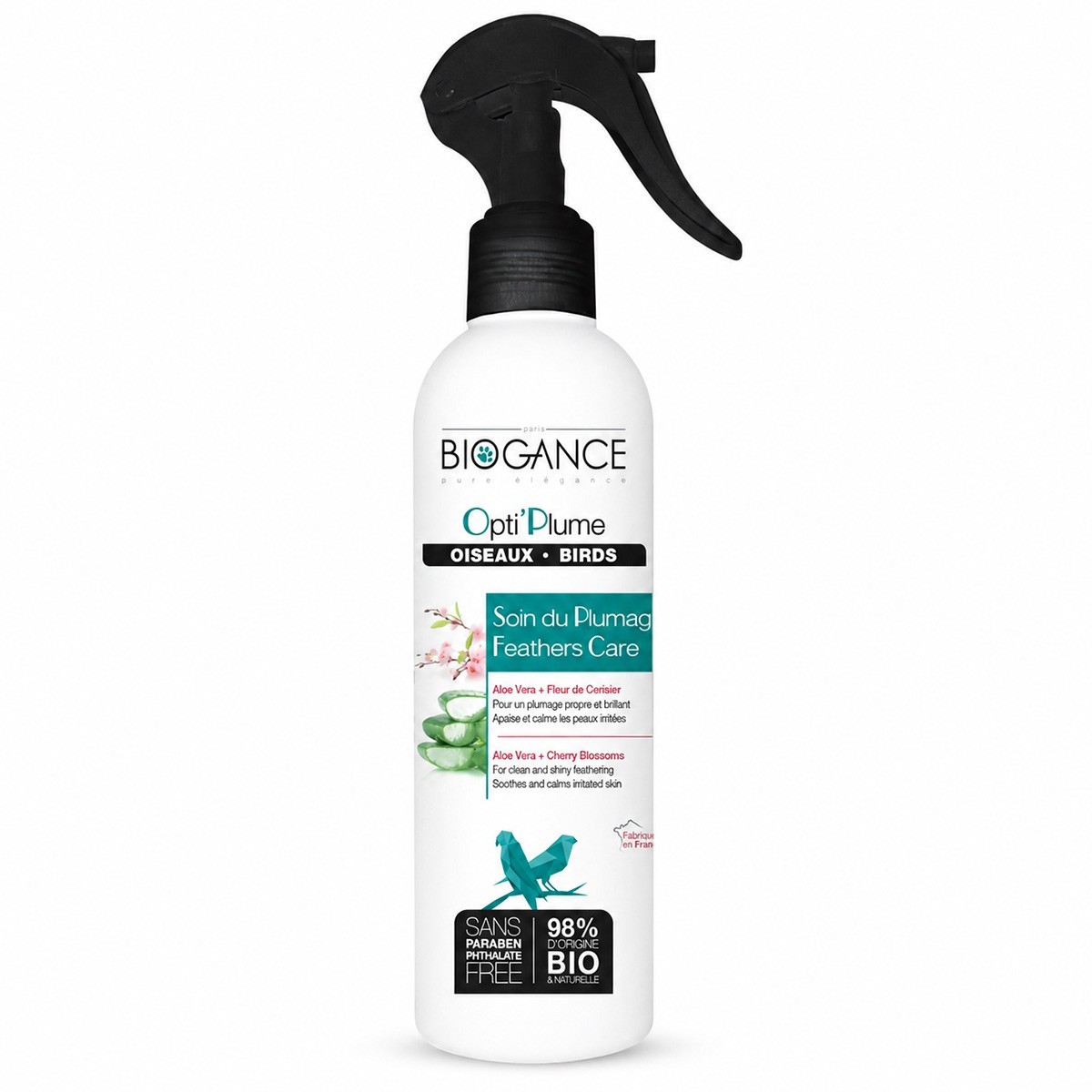 Biogance Opti’Plume 250ml – Feather & Plumage Care Spray for Pet Birds & Parrots