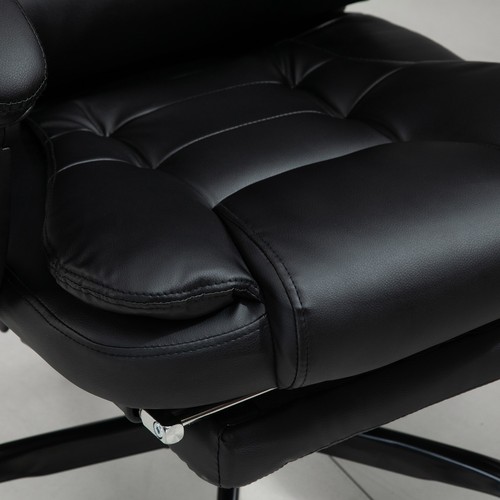 7-Point Vibrating Massage Office Chair with High Back Black - Picture 11 of 11