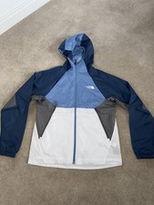 The North Face Ventacious Windbreaker Jacket Size Small Blue Grey And White