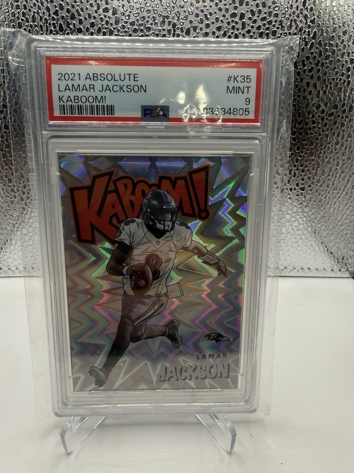 2021 Panini Absolute - Kaboom! Lamar Jackson #K35