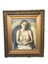 Antique Henry Varnum Poor Lithograph Framed under Glass