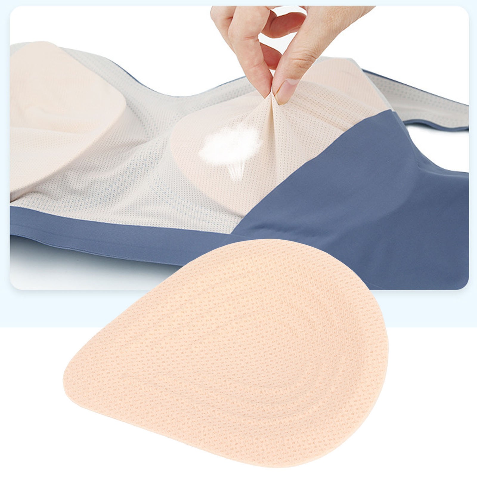 Breast Forms Light Sponge Forms Support Spiral Prosthetic Polyurethane Fake LVE.