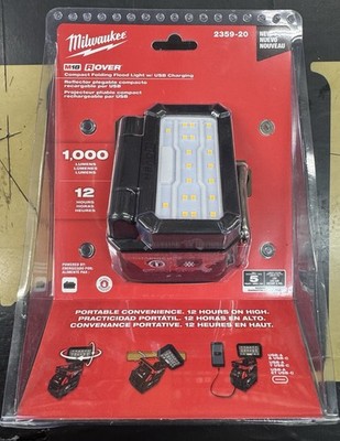 NEW Milwaukee M18 2359-20 ROVER Compact Folding Flood Light w/USB Charging USB-C