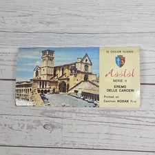 Vintage Assisi Eremo delle Carceri 35mm Slides Set Serie 11 Kodak Film Italy