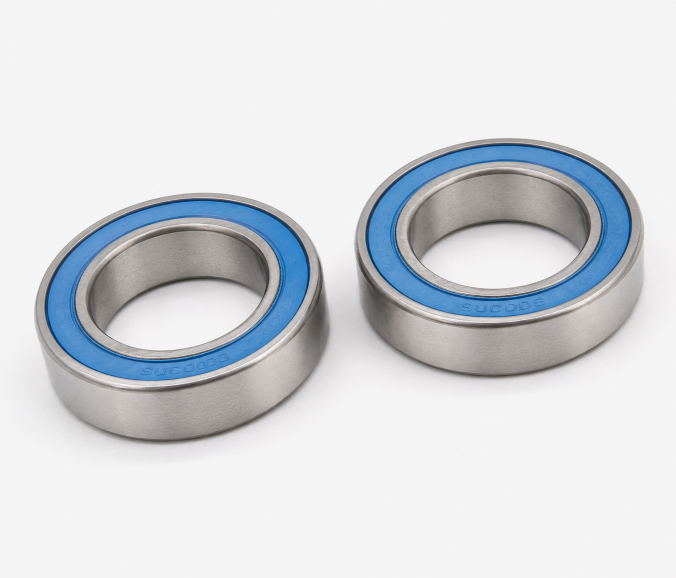MFG Sealed Cartridge Bearings 6803 Pair ABEC 3 17x26x5mm Heat Treated Steel -H