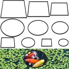 10Pcs Fish Feeding Rings Set, Floating Aquarium Plant Corral, Fish Tank Accessor