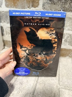 BATMAN BEGINS LIMITED EDITION GIFTSET BLU-RAY DISC NEW SEALED