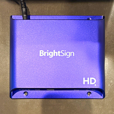 BrightSign HD223 HD3 1080p Digital Media Player Purple HDMI Ethernet microSD