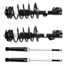 4pc Front Complete Struts Mounts Spring & Rear Shocks For Toyota Sienna 3.3L FWD