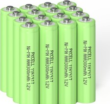 Promotion 16Pcs Rechargeable AAA Batteries 1.2V 300mAh Ni-MH For Yard Lights US