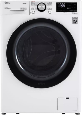#ad 24 In. Wide 2.4 Cu. Ft. Compact Stackable Front Load Washer – White Steam Clean $2157.99