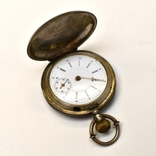 Antique Alcide Richard Swiss Pocket Watch Silver Case Remontoir Spiral Breguet