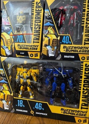 TF Studio Series Buzzworthy Bumblebee Editions: #18 & #46, #15, #40, and #70