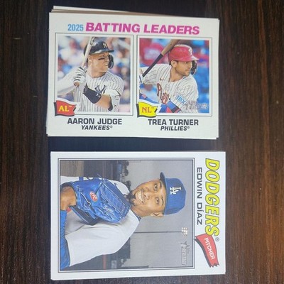 2026 Topps Heritage Base Set Cards (pick your card) Some SP cards!