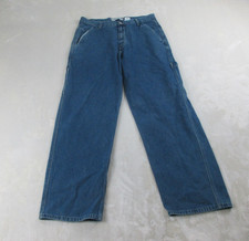 VINTAGE Levi's Pants Mens 33 Blue Denim Jeans Carpenter Pockets Hong Kong 33X32 
