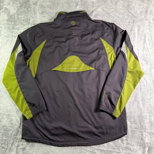 Brooks Element Jacket Running Lightweight Full Zip Gray Green L (read) - Picture 11 of 17