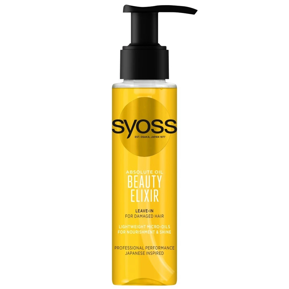 Syoss Élixir de Beauté Huile 100ml - Réparation Cheveux Abîmés - Photo 1/1
