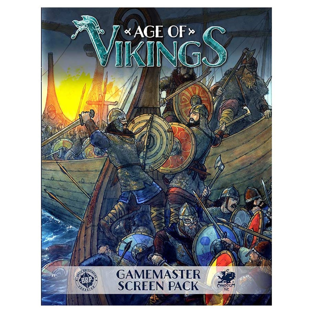 Basic Roleplaying RPG Age of Vikings - Gamemaster Screen 5190₽