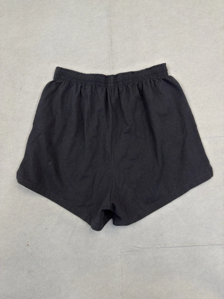 Pantalones Cortos Soffe Vintage Talla XL Blanco Negros Activos Elastizados Cintura Elástica Pull On Foto 3 de 4