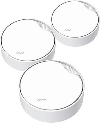 TP-Link Deco X50PoE PoE Mesh WiFi System 3 Pack Mountable NEW/ Damaged Box