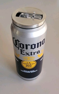 Corona Extra Stainless Steel Tumbler 16oz Hot or Cold Beverage - New!!