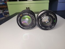 Kalimar 50mm f/1.7 Manual Focus Lens  + Super Albinar 28mm Lens