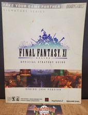 Final Fantasy XI Online Strategy Guide Bradygames Spring 2004