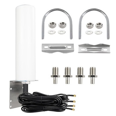 4x4 MIMO 4G LTE 5G Antenna 600-6000MHz Omnidirectional WiFi Antenna with SMA ...