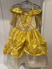 Disney Princess Belle Gold Dress Costume dress up girl size 2T