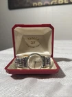 Timex Vintage 21 Jewels Mechanical Watch With Box! For Parts Not Working