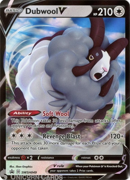 Dubwool SWSH049 Black Star Promo Mint Pokemon Card
