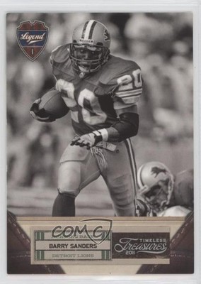 2011 Panini Timeless Treasures Legend Silver 27/99 Barry Sanders #101 HOF 0tw4