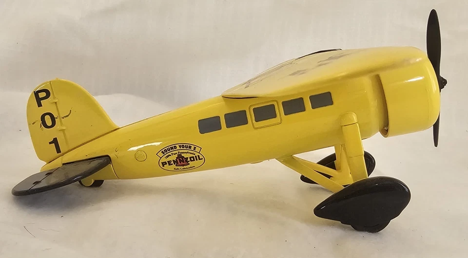 Banco de avión fundido a presión de colección Lockheed Vega 5B Pennzoil caja de ala alta edición limitada Foto 4 de 4