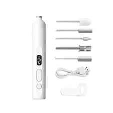 Electric Toe Nail Grinder Drill For Thick Toenails Set Manicure Pedicure Tools