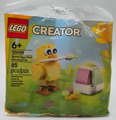 LEGO Creator EASTER EGG CHICK PAINTING FUN Polybag 65pc 30690 NEW Sealed NiB A17