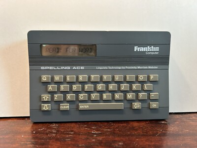 Franklin Computer Spelling Ace Linguistic Technology Merriam-Webster SA-98