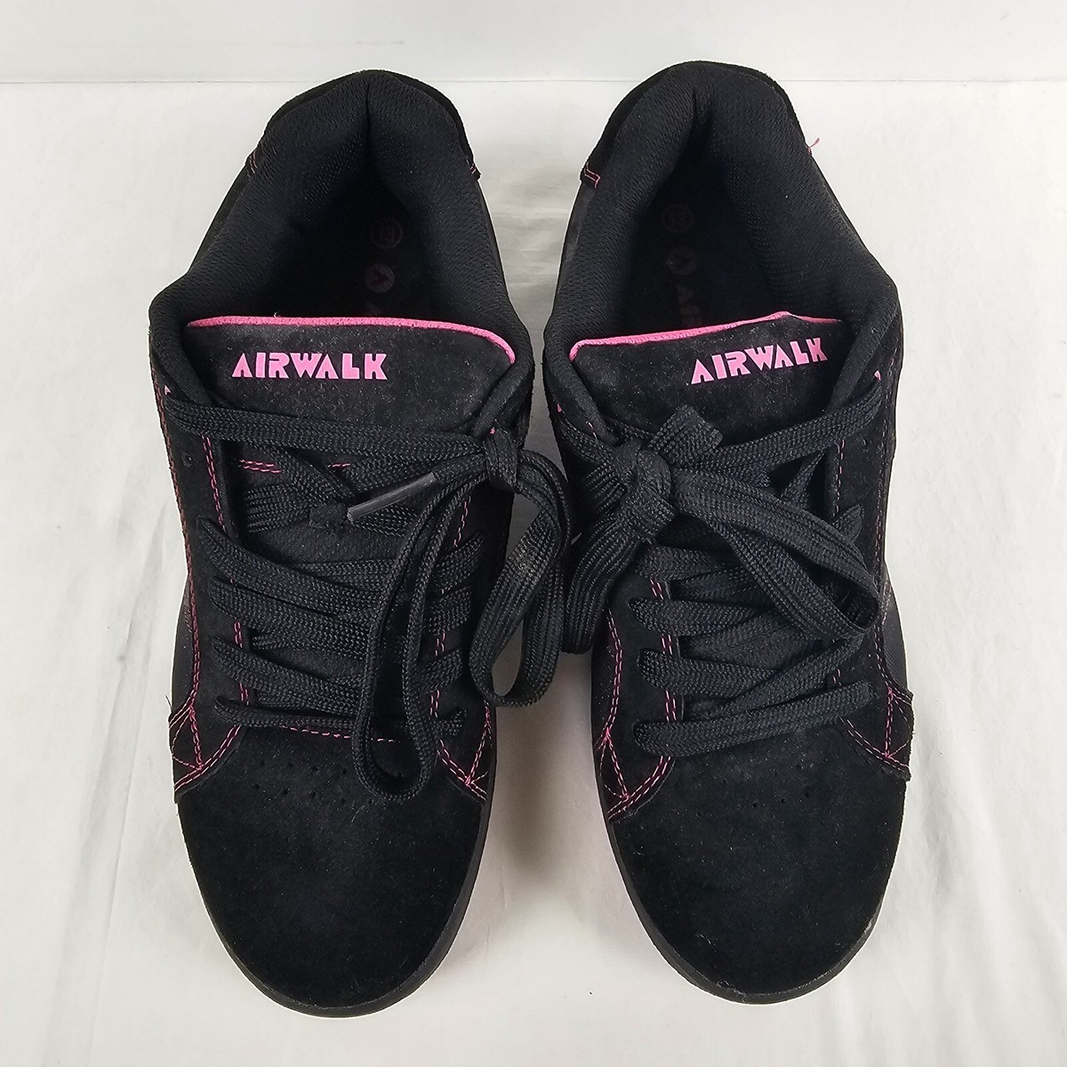 Vintage Airwalk Unisex Skateboarding Shoes Size 13 Black 