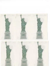 Mrs Grossman Grossman's Stickers - Metal Statue of Liberty - 2 sheets as shown