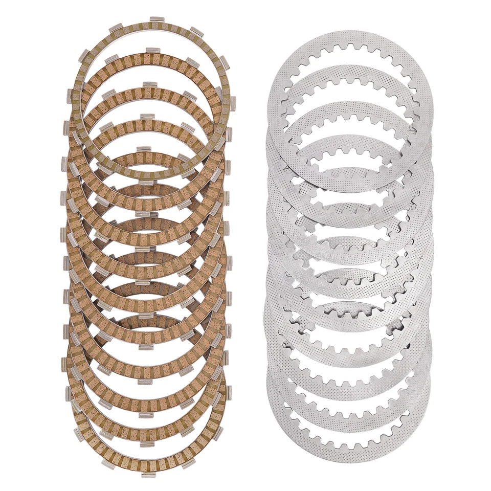 19Pcs Clutch Plates Kit 13088-0031 for Kawasaki ZG1400 Concours 14 GTR1400 08-17 Foto 2 de 4