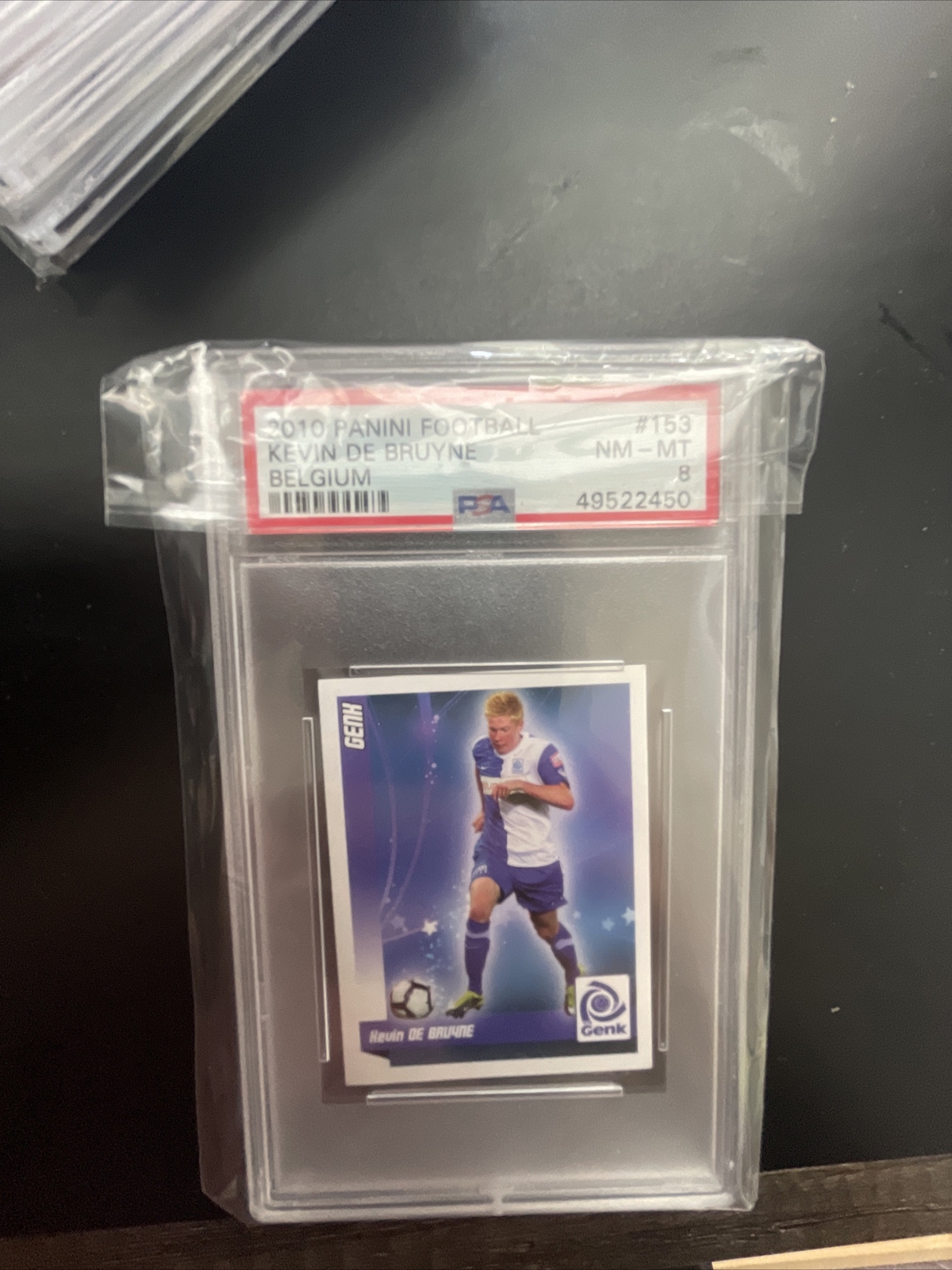 2010 Panini Football Belgium #153 Kevin de Bruyne PSA 8 NM-MT Rookie RC