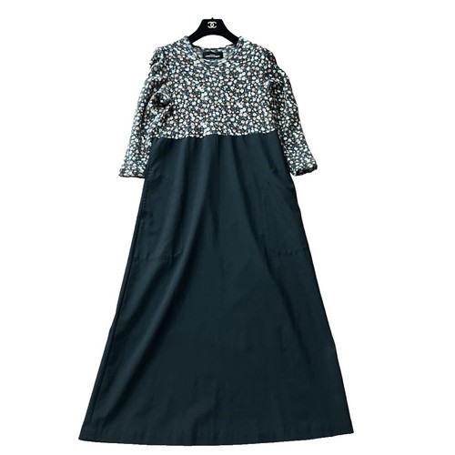 tricot Comme Des Garcons Sleeveless Cotton Midi Dress Women Japan