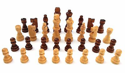 Collectible Chess Set King 7.5 cm Ebonised Wooden 32 Chess Pieces
