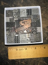 Vintage Printers Block Type Cuts Dingbats Variety of Designs Beautiful! #AA