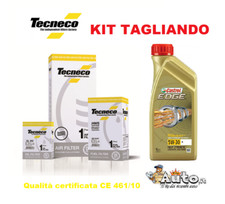 KIT TAGLIANDO FILTRI + 3 LITRI OLIO CASTROL 5W30 TOYOTA AYGO 1.0 50KW 68CV