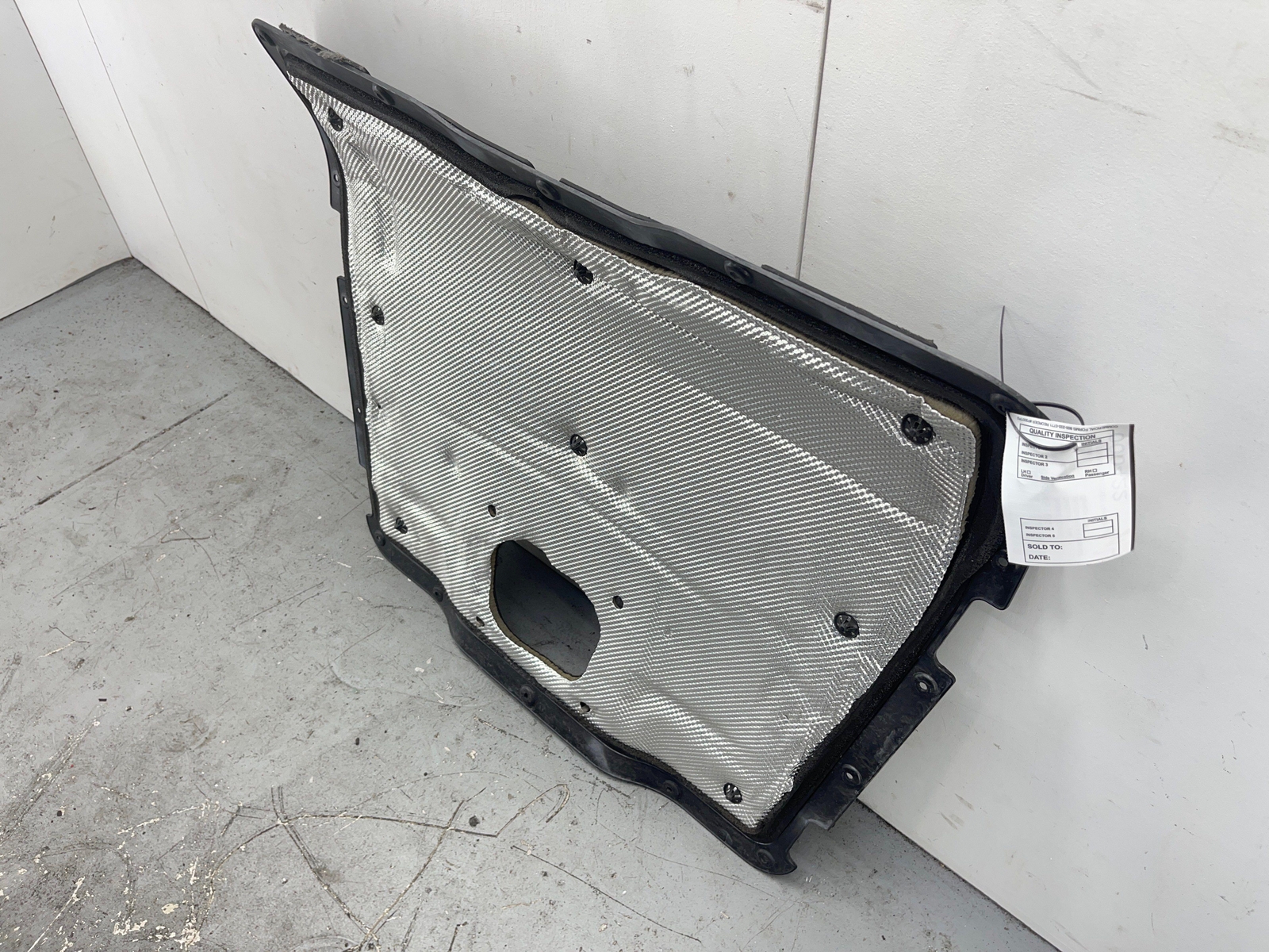 2020-2023 MCLAREN GT 4.0L ENGINE TRIM COVER PANEL BLACK ACCESS OEM 2021 2022
