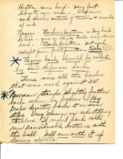 Super Rare 1932 Amos Alonzo Stagg Hand Drawn Football Play Full JSA Letter